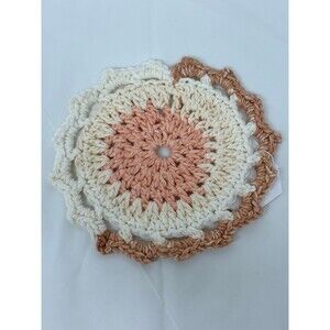 Crochet Pot Holder/Trivet Hot pad handmade Americana table linen serving ware